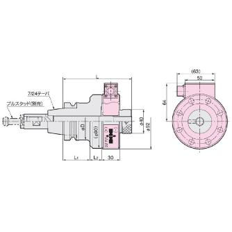 （株）日研工作所 引込力測定ツール BT-CLP 引込力測定ツール BT30-CLP-N