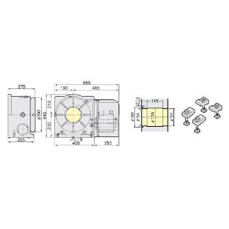 （株）日研工作所 CNC円テーブル CNCB ＣＮＣ円テーブル CNCB350A21-18