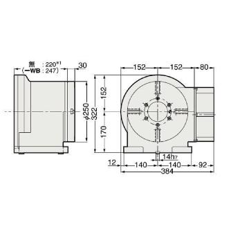 （株）日研工作所 DDモータ仕様 CNC円テーブル DD ＤＤモータ仕様　ＣＮＣ円テーブル DD250F-260
