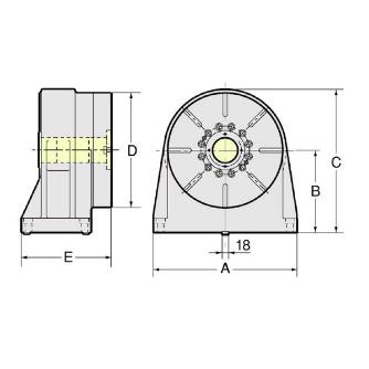 （株）日研工作所 サポートテーブル(溝無し) TAT サポートテーブル（溝無し） TAT-320N
