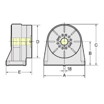 （株）日研工作所 サポートテーブル(溝無し) TAT サポートテーブル（溝無し） TAT-400N