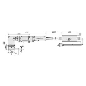 ＴＯＮＥ（株） M22・M24ナット回転角レンチ コーナー型トルシャット TNC トルシャット TNC24-1T
