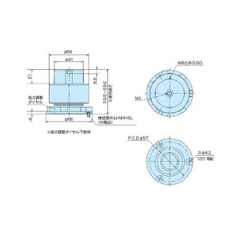 （株）ナベヤ 中量マウント BMM 中量マウント BMM040HD