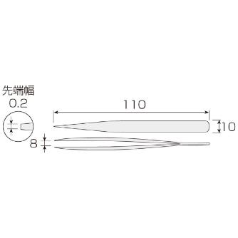 ホーザン株式会社 ピンセット P ピンセット P-656