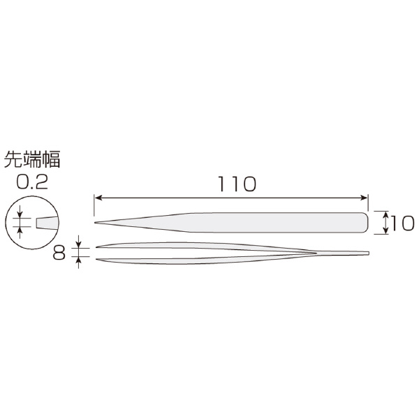 ホーザン株式会社 ピンセット P ピンセット P-656