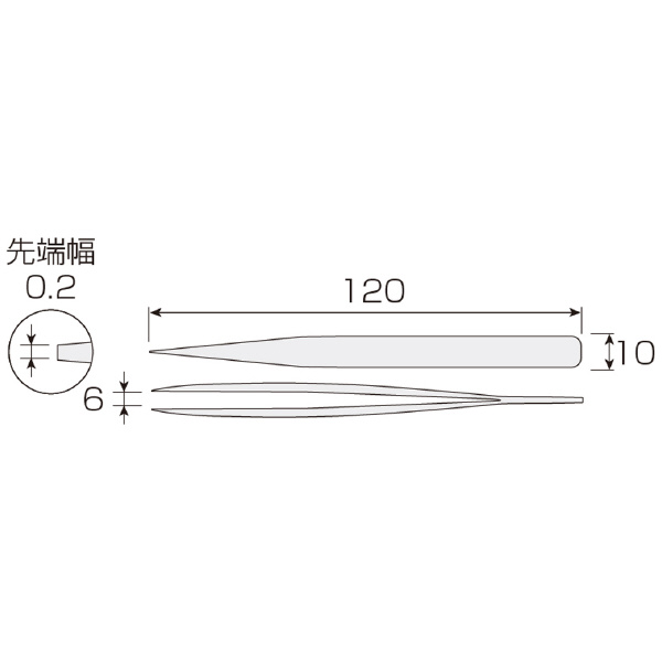 ホーザン株式会社 ピンセット P ピンセット P-670