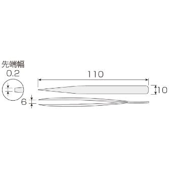 ホーザン株式会社 ピンセット P ピンセット P-671