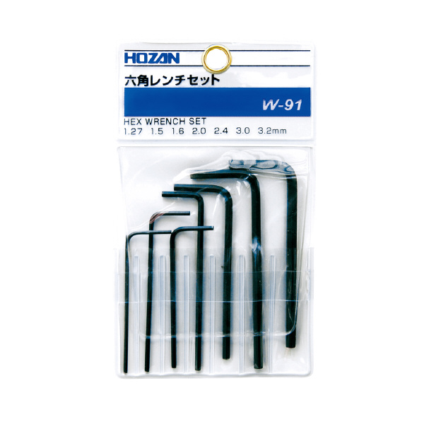 ホーザン株式会社 六角レンチ W-91 六角レンチ W-91-1.5