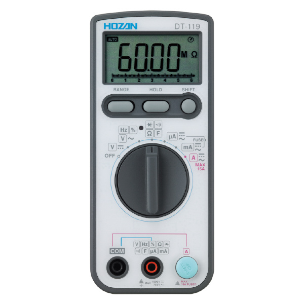 ホーザン株式会社 デジタルマルチメータ DT-119 デジタルマルチメータ DT-119-TA