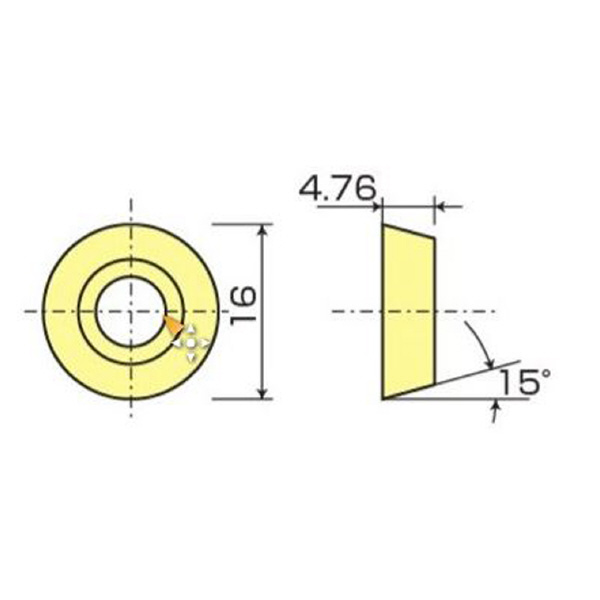 （株）ＭＯＬＤＩＮＯ カッタ用インサート RDMT カッタ用インサート RDMT1604M0TN JS4045