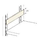 扶桑金属工業（株） 中量ラック 側面プレート GSN-SP