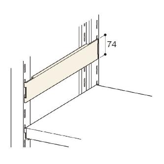 扶桑金属工業（株） 中量ラック 側面プレート GSN-SP 中量ラック　側面プレート GSN-SP60