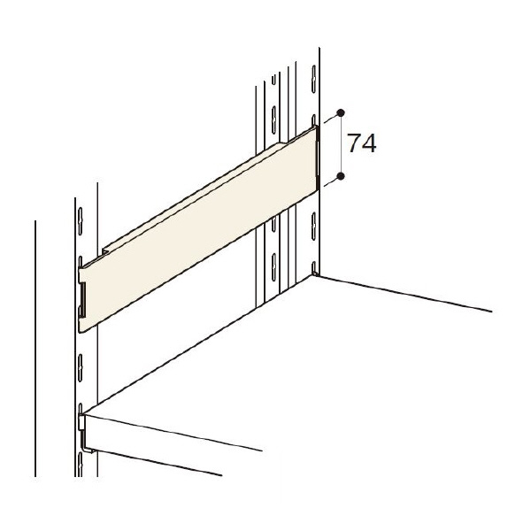 扶桑金属工業（株） 中量ラック 側面プレート GSN-SP 中量ラック　側面プレート GSN-SP60