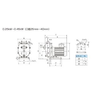 （株）寺田ポンプ製作所 陸上ポンプ(樹脂製) CMP 陸上ポンプ（樹脂製） CMP3N-50.4R