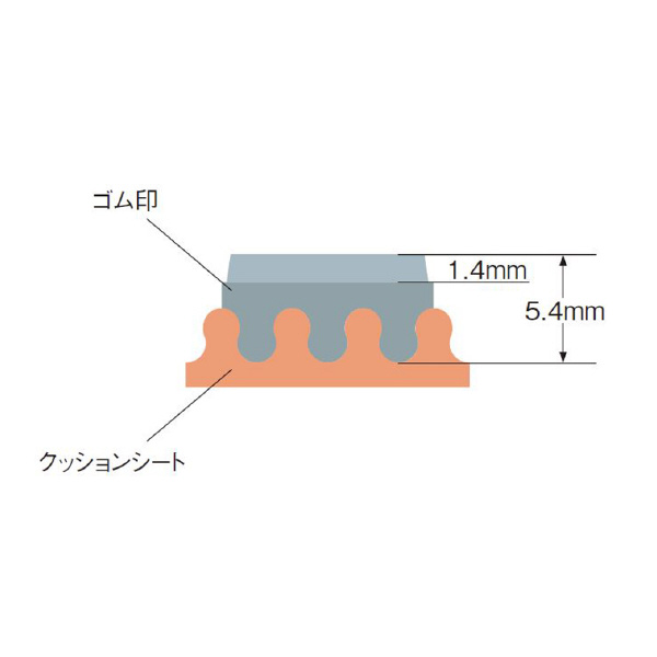 アルマーク（株） ゴム印セット リブタイプ ゴム印セット　リブタイプ ﾘﾌﾞﾀｲﾌﾟTA11