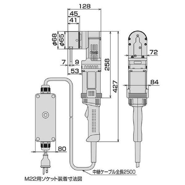 ＴＯＮＥ（株） 1次締め専用レンチ コーナー型建方1番(六角ボルト用) GKRC 建方一番 GKRC252