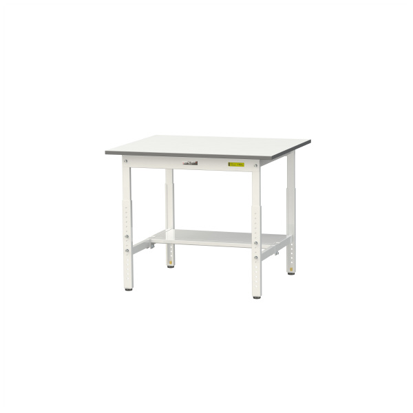 山金工業（株） ワークテーブル150シリーズ　高さ調整タイプ　半面棚板付　SUPA ワークテーブル１５０シリーズ SUPA-975T-WW