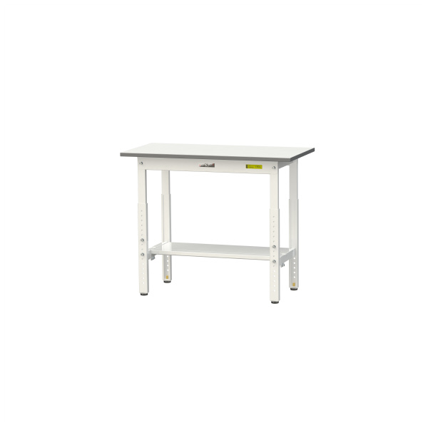 山金工業（株） ワークテーブル150シリーズ　高さ調整タイプ　半面棚板付　SUPA ワークテーブル１５０シリーズ SUPA-945T-WW