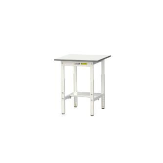 山金工業（株） ワークテーブル150シリーズ　高さ調整タイプ　半面棚板付　SUPA ワークテーブル１５０シリーズ SUPA-660T-WW