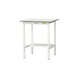 山金工業（株） ワークテーブル150シリーズ　高さ調整タイプ　半面棚板付　SUPAH ワークテーブル１５０シリーズ SUPAH-975T-WW