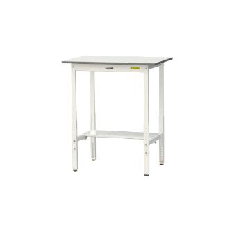 山金工業（株） ワークテーブル150シリーズ　高さ調整タイプ　半面棚板付　SUPAH ワークテーブル１５０シリーズ SUPAH-960T-WW