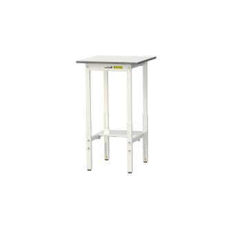 山金工業（株） ワークテーブル150シリーズ　高さ調整タイプ　半面棚板付　SUPAH ワークテーブル１５０シリーズ SUPAH-660T-WW