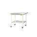 山金工業（株） ワークテーブル150シリーズ　移動式　全面棚板付　SUPC ワークテーブル１５０シリーズ　移動式 SUPC-975TT-WW