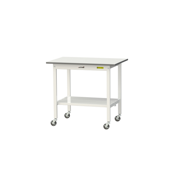 山金工業（株） ワークテーブル150シリーズ　移動式　全面棚板付　SUPC ワークテーブル１５０シリーズ　移動式 SUPC-960TT-WW