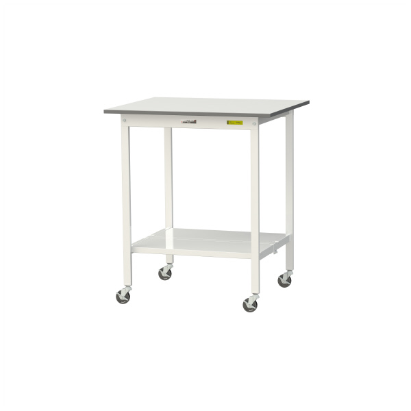 山金工業（株） ワークテーブル150シリーズ　移動式　全面棚板付　SUPHC ワークテーブル１５０シリーズ　移動式 SUPHC-975TT-WW