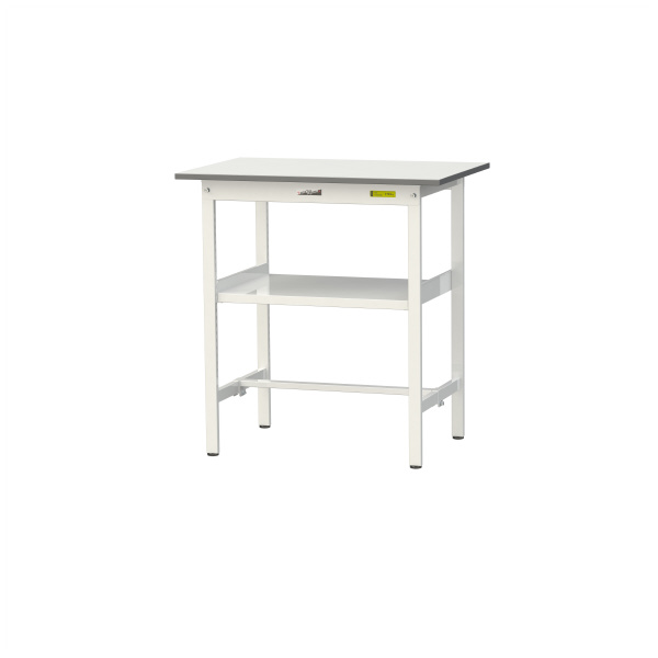 山金工業（株） ワークテーブル150シリーズ　固定式　中間棚板付　SUPH ワークテーブル１５０シリーズ　固定式 SUPH-960F-WW