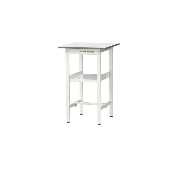 山金工業（株） ワークテーブル150シリーズ　固定式　中間棚板付　SUPH ワークテーブル１５０シリーズ　固定式 SUPH-660F-WW