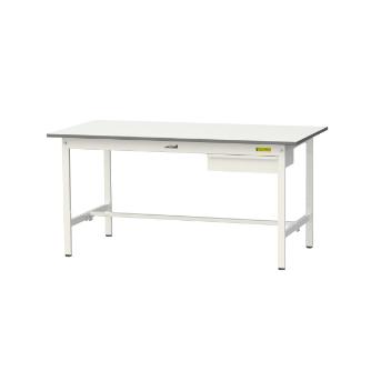山金工業（株） ワークテーブル150シリーズ　固定式　キャビネット付　SUP ワークテーブル１５０シリーズ　固定式 SUP-1575U-WW