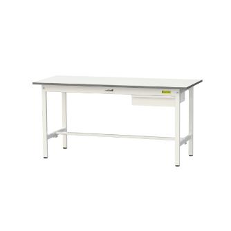 山金工業（株） ワークテーブル150シリーズ　固定式　キャビネット付　SUP ワークテーブル１５０シリーズ　固定式 SUP-1560U-WW