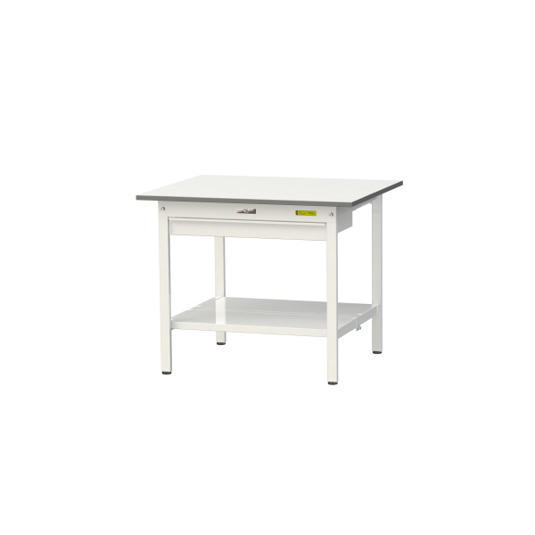 山金工業（株） ワークテーブル150シリーズ　固定式　ワイド引出し+全面棚板付　SUP ワークテーブル１５０シリーズ　固定式 SUP-975WTT-WW