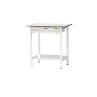 山金工業（株） ワークテーブル150シリーズ　固定式　ワイド引出し+全面棚板付　SUPH ワークテーブル１５０シリーズ　固定式 SUPH-960WTT-WW