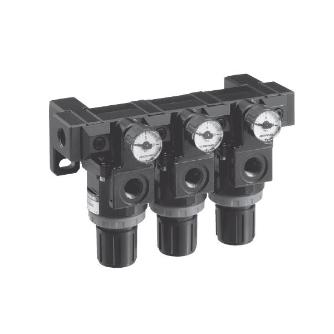 （株）コガネイ マニホールドレギュレータ MR マニホールドレギュレータ MR302-02-GD20