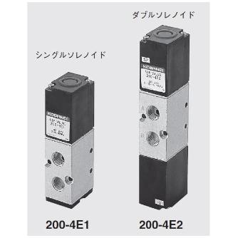 （株）コガネイ 電磁弁200シリーズ 直動形 200-4E1 電磁弁２００シリーズ　直動形 200-4E1 DC12V