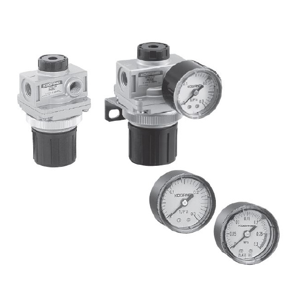 （株）コガネイ 精密レギュレータ PR200 精密レギュレータ PR200-E2-B