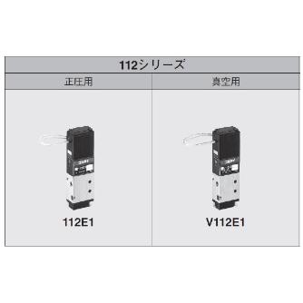 （株）コガネイ 電磁弁110シリーズ 単体 パイロット形 V112E1 電磁弁１１０シリーズ　単体　パイロット形 V112E1-83-PLL-3L DC24V