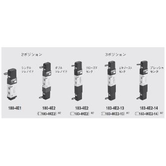 （株）コガネイ 電磁弁180シリーズ 単体 パイロット形 183-4KE2 電磁弁１８０シリーズ　単体　パイロット形 183-4KE2-14 DC24V