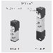 （株）コガネイ 電磁弁100シリーズ 直動形 100-4E2 電磁弁１００シリーズ　直動形 100-4E2-75 AC200V