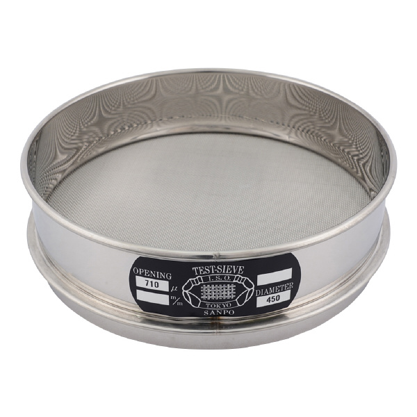 アズワン（株） ステンレスふるい 5-3291 ステンレスふるい２００×４５　７１０μｍ 5-3291-31