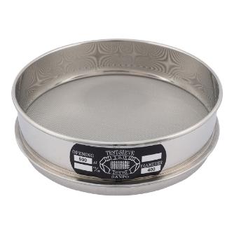 アズワン（株） ステンレスふるい 5-3291 ステンレスふるい２００×４５　６００μｍ 5-3291-32