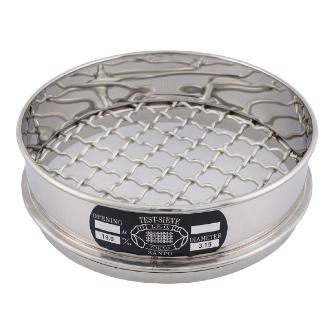 アズワン（株） ステンレスふるい 5-3291 ステンレスふるい　２００×４５　１９ｍｍ 5-3291-12