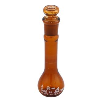 アズワン（株） メスフラスコ 茶 (ASONE) 1-8564 メスフラスコ　茶　５ｍｌ（ＡＳＯＮＥ） 1-8564-21
