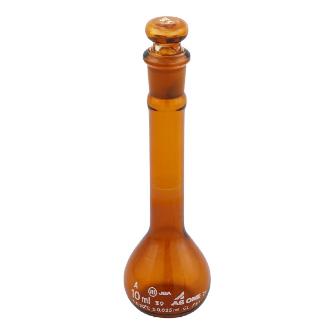 アズワン（株） メスフラスコ 茶 (ASONE) 1-8564 メスフラスコ　茶　１０ｍｌ（ＡＳＯＮＥ） 1-8564-22