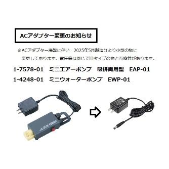 アズワン（株） ミニエアーポンプ EAP－01 1-7578-01 ミニエアーポンプ　ＥＡＰ－０１ 1-7578-01