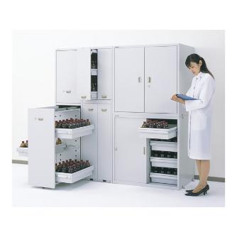 アズワン（株） 耐震薬品庫 3-5346 耐震薬品庫（スチール製）ＳＰＮ－１８４５ 3-5346-21