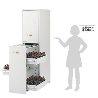 アズワン（株） 耐震薬品庫 3-5346 耐震薬品庫（スチール製）ＳＰＮ－１８４５ 3-5346-21