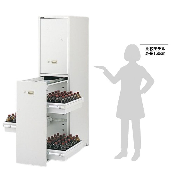 アズワン（株） 耐震薬品庫 3-5346 耐震薬品庫（スチール製）ＳＰＮ－１８４５ 3-5346-21